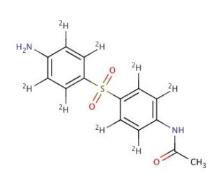 N-Acetyl Dapsone-D8 (Major) - chemical structure image