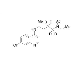 N-Acetyl Desethyl Chloroquine-d5 - chemical structure image