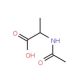 N-Acetyl-DL-alanine (CAS 1115-69-1) - chemical structure image
