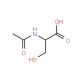 N-Acetyl-DL-serine (CAS 97-14-3) - chemical structure image