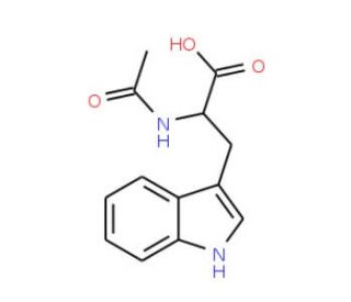 N-Acetyl-DL-tryptophan (CAS 87-32-1) - chemical structure image