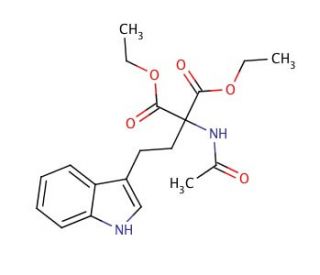N-Acetyl-&gamma;-carbethoxy Homotryptophan Ethyl Ester (CAS 351421-21-1) - chemical structure image
