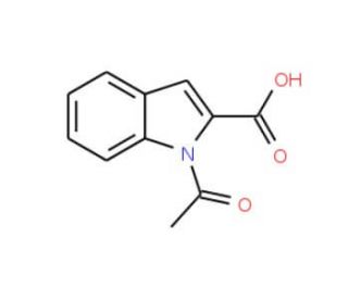 N-Acetyl-indole-2-carboxylic acid (CAS 10441-26-6) - chemical structure image