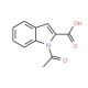 N-Acetyl-indole-2-carboxylic acid (CAS 10441-26-6) - chemical structure image