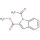 N-Acetyl-indole-2-carboxylic acid methyl ester - chemical structure image