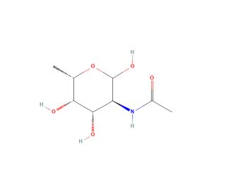 N-Acetyl-L-fucosamine - chemical structure image