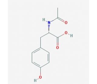 N-Acetyl-L-tyrosine (CAS 537-55-3) - chemical structure image
