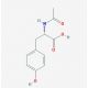N-Acetyl-L-tyrosine (CAS 537-55-3) - chemical structure image