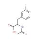 N-Acetyl-m-fluoro-DL-phenylalanine (CAS 17607-28-2) - chemical structure image