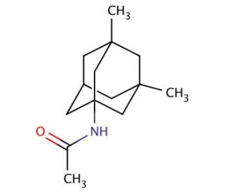 N-Acetyl Memantine - chemical structure image