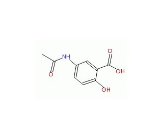 N-Acetyl Mesalazine (CAS 51-59-2) - chemical structure image