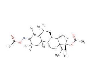 N-Acetyl Norgestimate-d6 - chemical structure image