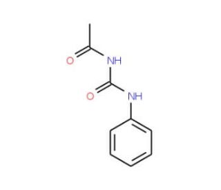 N-Acetyl-N&prime;-phenylurea (CAS 102-03-4) - chemical structure image