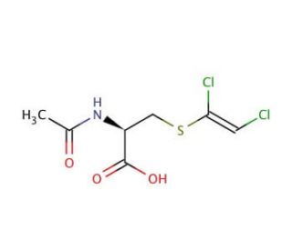 N-Acetyl-S-(1,2-dichloroethenyl)-L-cysteine (CAS 2148-31-4) - chemical structure image
