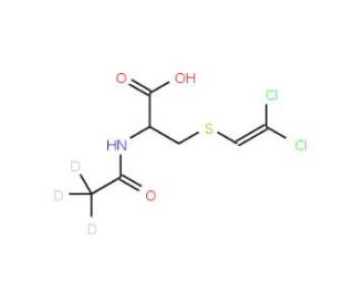 N-Acetyl-S-(2,2-dichloroethenyl)-L-cysteine-13C,d3 - chemical structure image