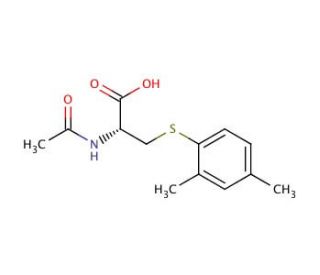 N-Acetyl-S-(2,4-dimethylbenzene)-L-cysteine (CAS 581076-69-9) - chemical structure image