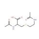 N-Acetyl-S-(2-acetylaminoethyl)-L-cysteine (CAS 25515-72-4) - chemical structure image