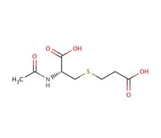 N-Acetyl-S-(2-carboxyethyl)-L-cysteine Bis(dicyclohexylamine) Salt (CAS 201666-27-5) - chemical structure image