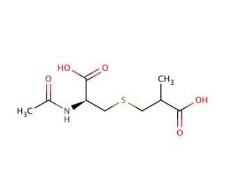 N-Acetyl-S-(2-carboxypropyl)-L-cysteine Dicyclohexylammonium Salt (Mixture of Diastereomers) (CAS 910898-81-6) - chemical str
