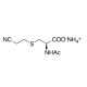 N-Acetyl-S-(2-cyanoethyl)-L-cysteine Ammonium Salt (CAS 74514-75-3) - chemical structure image