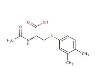N-Acetyl-S-(3,4-dimethylbenzene)-L-cysteine (CAS 581076-72-4) - chemical structure image