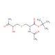 N-Acetyl-S-(3-amino-2-hydroxy-3-oxopropyl)-L-cysteine-1,1-dimethylethyl Ester - chemical structure image