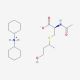 N-Acetyl-S-(3-hydroxypropyl-1-methyl)-L-cysteine Dicyclohexylammonium Salt (CAS 33164-70-4) - chemical structure image
