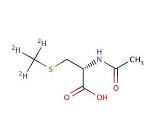 N-Acetyl-S-methyl-L-cysteine-d3 - chemical structure image