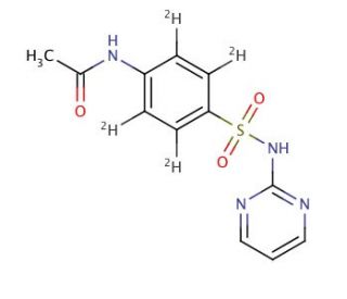 N-Acetyl Sulfadiazine-d4 - chemical structure image