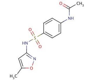 N-Acetyl sulfamethoxazole (CAS 21312-10-7) - chemical structure image