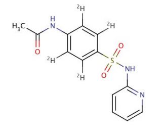 N-Acetyl Sulfapyridine-d4 - chemical structure image