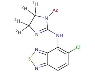 N-Acetyl Tizanidine-d4 - chemical structure image