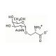 N-Acetylgalactosamine, α1-O-Serine - chemical structure image