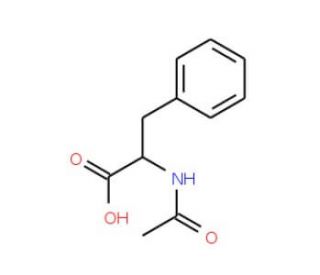 N-Acetylphenylalanine (CAS 7782-51-6) - chemical structure image