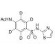 N-Acetylsulfathiazole-d4 (CAS 1020718-91-5) - chemical structure image
