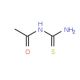 N-Acetylthiourea (CAS 591-08-2) - chemical structure image