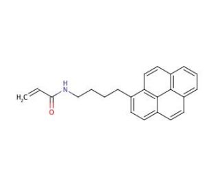 N-Acryloyl-1-pyrenebutylamine (CAS 133399-57-2) - chemical structure image