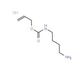 N-Alloc-1,4-butandiamine hydrochloride (CAS 1049722-10-2) - chemical structure image