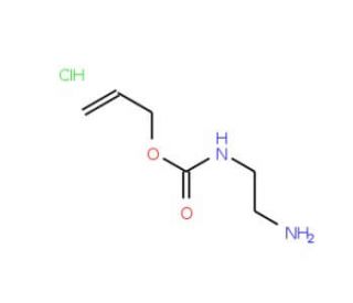 N-Alloc-ethylenediamine hydrochloride - chemical structure image