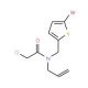 N-allyl-N-[(5-bromothien-2-yl)methyl]-2-chloroacetamide - chemical structure image