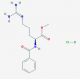 N-α-Benzoyl-L-arginine methyl ester hydrochloride (CAS 1784-04-9) - chemical structure image