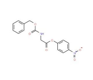 N-&alpha;-Benzyloxycarbonyl-Gly p-nitrophenyl ester (CAS 1738-86-9) - chemical structure image
