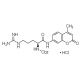 N-alpha-CBZ-L-Arginine 7-amido-4-methylcoumarin hydrochloride (CAS 70375-22-3) - chemical structure image