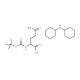 N-alpha-t-Boc-L-glutamine Dicyclohexylammonium salt (CAS 24277-35-8) - chemical structure image