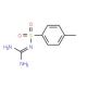 N-[amino(imino)methyl]-4-methylbenzenesulfonamide (CAS 6584-12-9) - chemical structure image