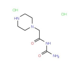 N-(aminocarbonyl)-2-piperazin-1-ylacetamide dihydrochloride - chemical structure image
