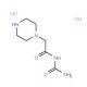 N-(aminocarbonyl)-2-piperazin-1-ylacetamide dihydrochloride - chemical structure image