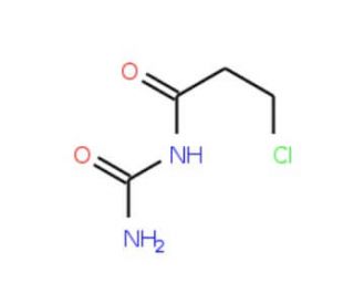 N-(aminocarbonyl)-3-chloropropanamide (CAS 5544-35-4) - chemical structure image
