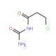 N-(aminocarbonyl)-3-chloropropanamide (CAS 5544-35-4) - chemical structure image