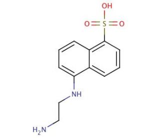 N-(Aminoethyl)-5-naphthylamine-1-sulfonic Acid (CAS 50402-56-7) - chemical structure image